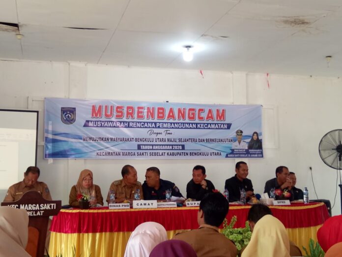 Hadiri Musrenbangcam, DPRD BU Dorong dan Selaraskan Program Pemdes dengan Pemda
