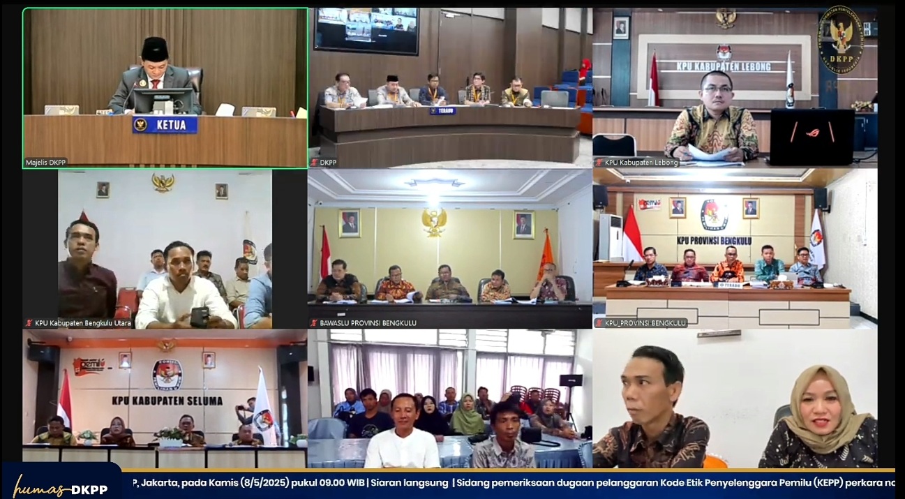 KPU Provinsi Bengkulu Anggap Remeh, DKPP Kecewa