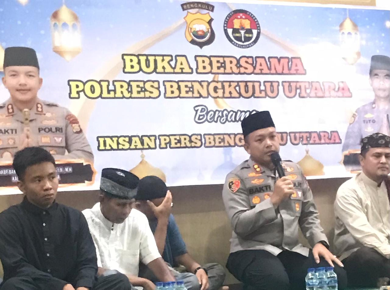 Polres Bengkulu Utara Gelar Buka Puasa Bersama Insan Pers