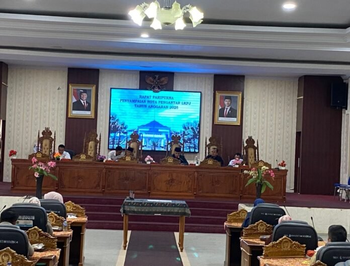 Gelar Paripurna, DPRD Lebong Bahas LKPJ TA 2025