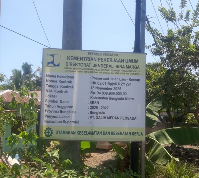 PRP Bidik Proyek Preservasi Jalan Lais-Kerkap, Endus Indikasi Manipulasi Material PRP Bidik Proyek Preservasi Jalan Lais-Kerkap, Endus Indikasi Manipulasi Material