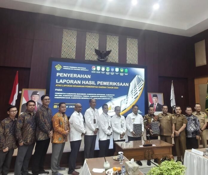 Pemkab Lebong Raih Opini WTP dari BPK RI atas LKPD Tahun Anggaran 2025 Pemkab Lebong Raih Opini WTP dari BPK RI atas LKPD Tahun Anggaran 2025