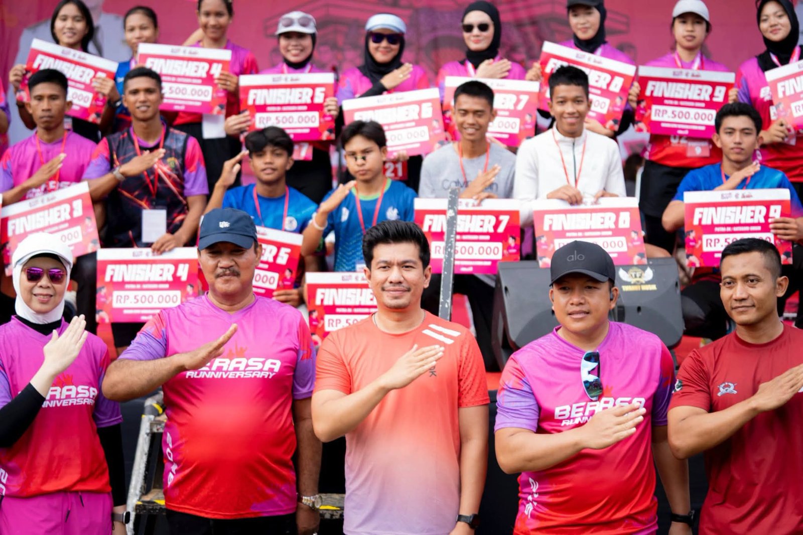 Dampingi Bupati, Ketua Parmin Meriahkan BerASA Runniversary