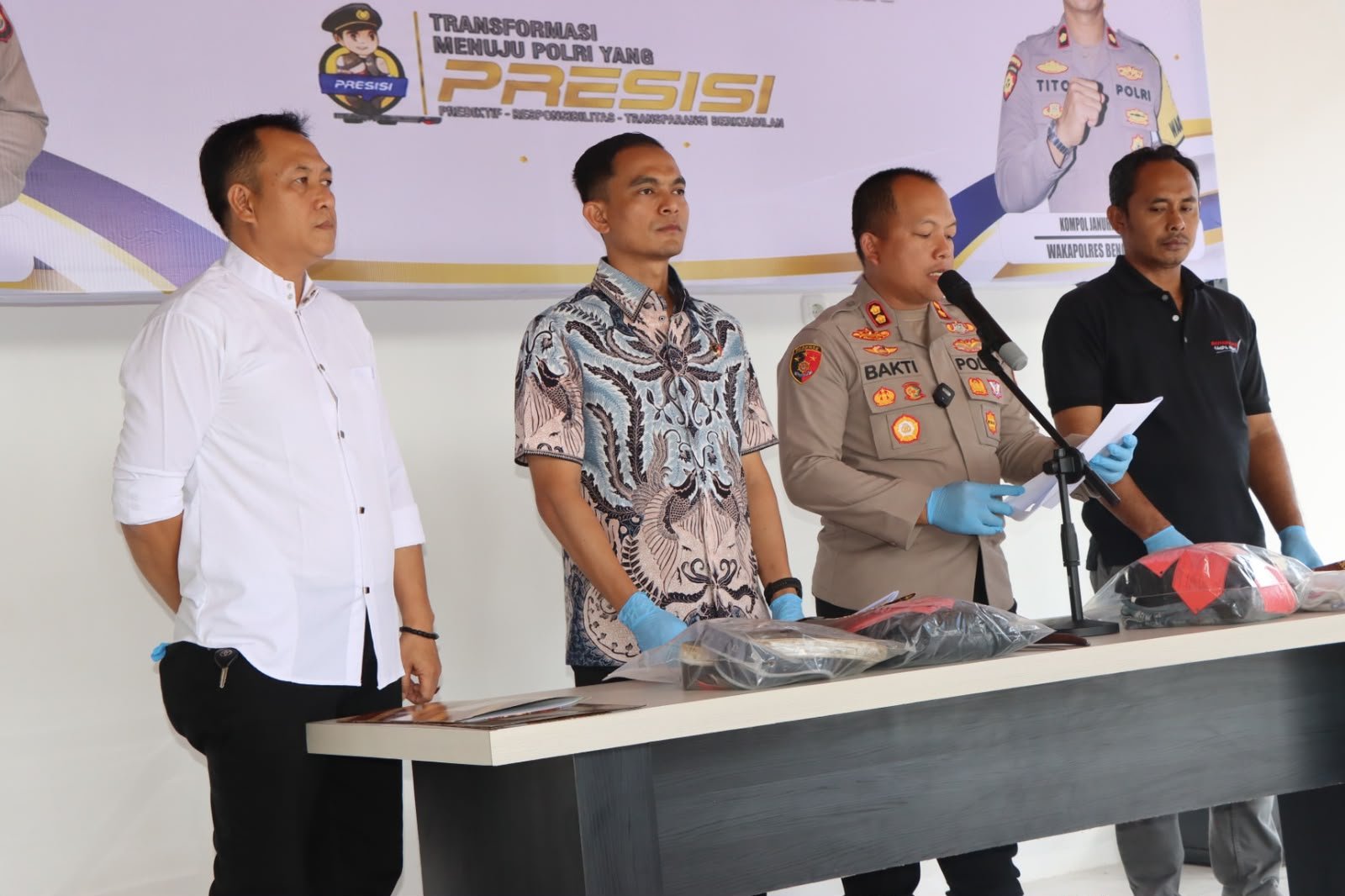 Gerak Cepat, Polres Bengkulu Utara Ungkap Kasus Penikaman Empat Pemuda
