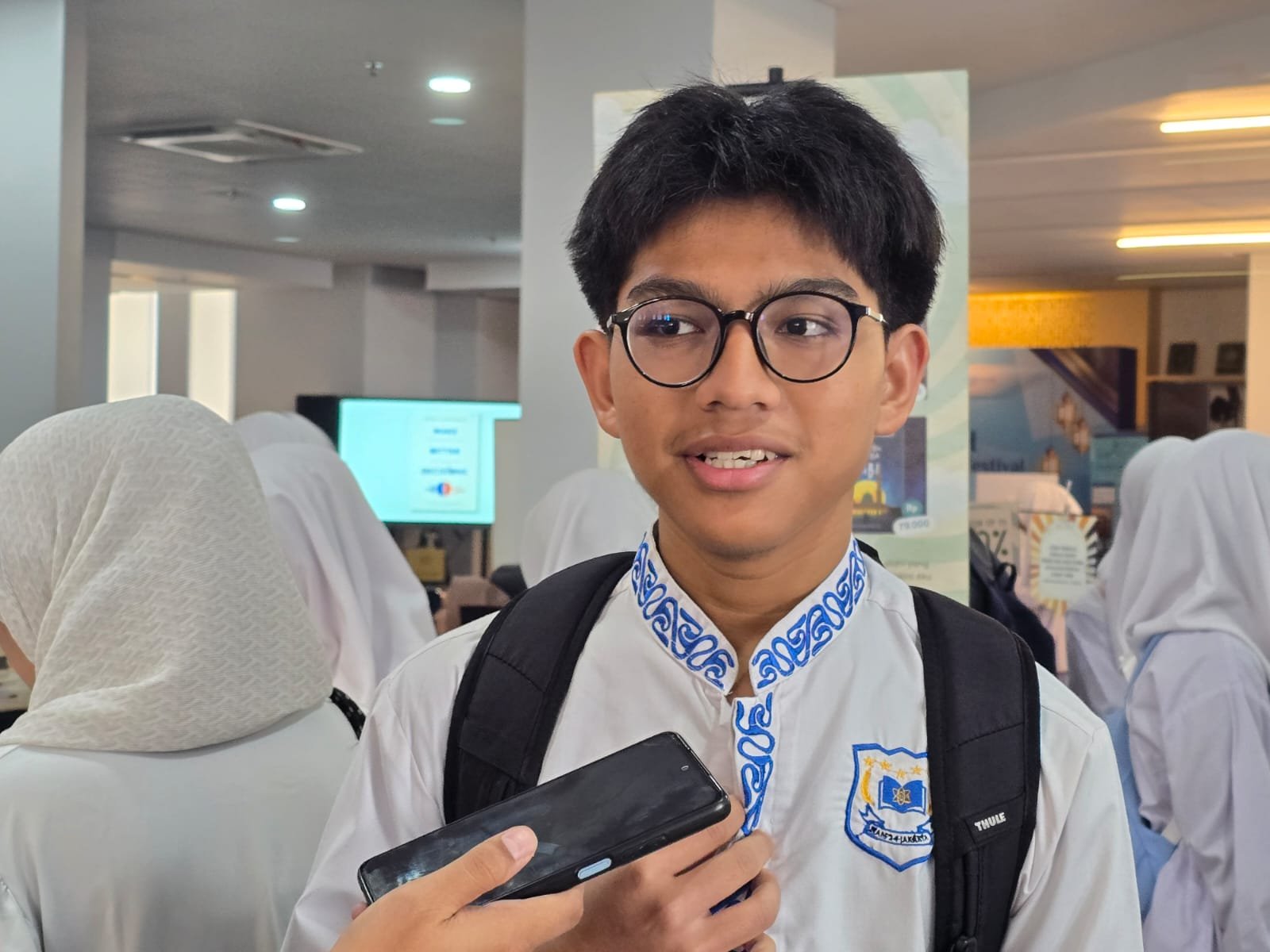 Rauf, siswa MTsN 44 Jakarta Timur