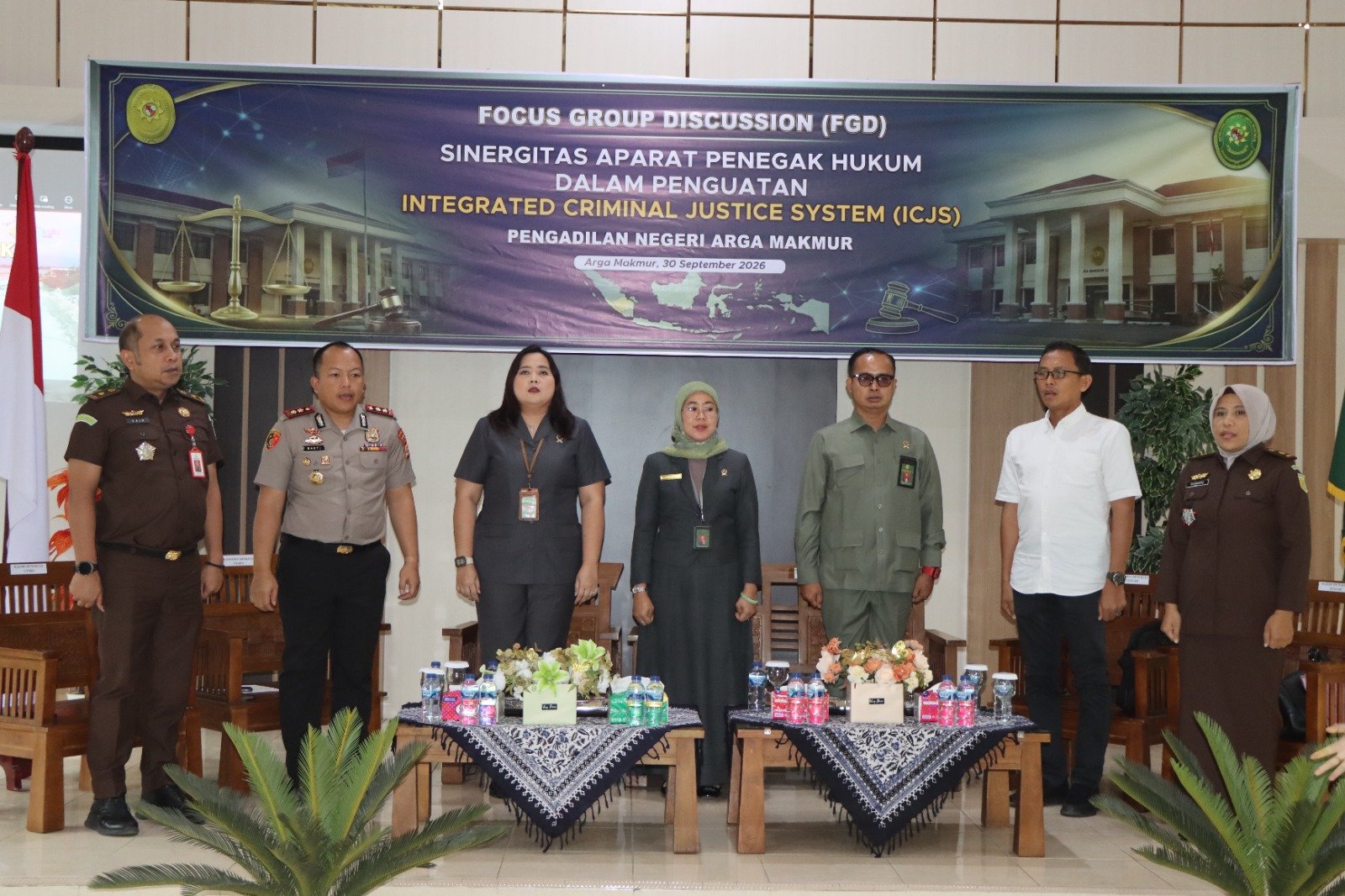 Perkuat Sistem Peradilan Pidana Terpadu, Kapolres Bengkulu Utara Hadiri FGD
